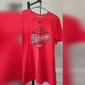 Atlanta Braves by Underarmour Women Tee Size L